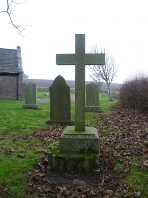 Gravestone in memory of JAMES STEVENSON - 1st priest of St. Philip's, Catterline