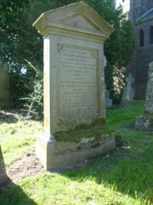 HALL - WYLLIE Gravestone - Fettercairn Kirkyard