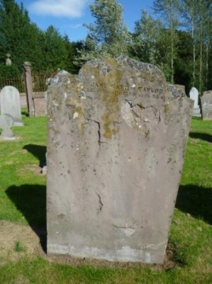 WATT - TAYLOR Gravestone - Fettercairn Kirkyard